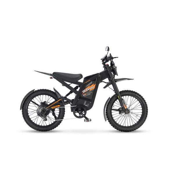GT2000 - Electric Dirt Bike - Oranje - Opvoerbaar - Ouxi Fatbike - 6 Km/Pu Gashendel [OPTIE]